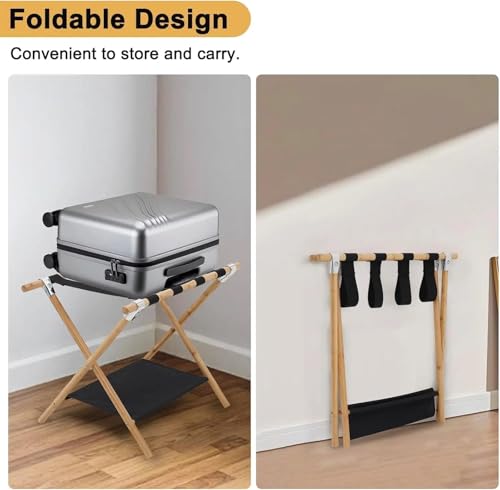 Support pour valises pliable étagère rangement fin du mal de dos