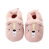 Longra Säugling Jungen Mädchen Warm Hausschuhe, Winter Süß Weich Baumwolle Winter Stiefel Warme Krabbelschuhe Unisex Rutsch-fest Baby Schuhe zum Weihnachten Zuerst Geburtstag Geschenk