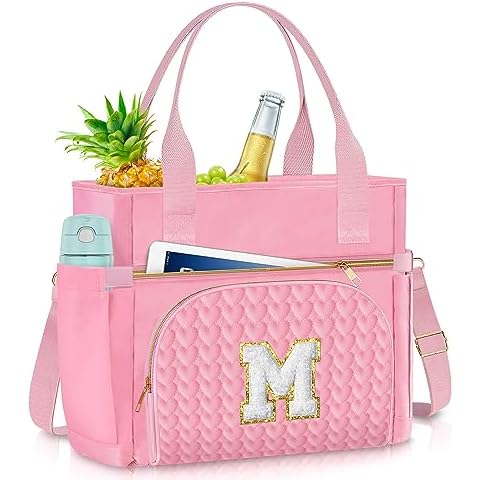 QLOVEA Lunch Bag for Women Work,Insulated Lunch Box Extra Large Lunch Tote Bag Cover