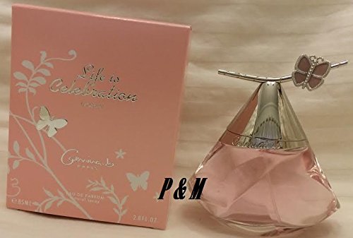 LIFE IS CELEBRATION BY GEMINA B PERFUME FOR WOMEN 2.8 OZ / 85 ML EAU DE PARFUM SPRAY by Gemina. B