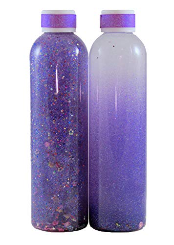 8oz Calming Glitter Bottle - Lavender Dreams