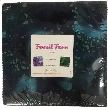 50 10 Inch Batik Fossil Fern Dark By Benartex #TOP4