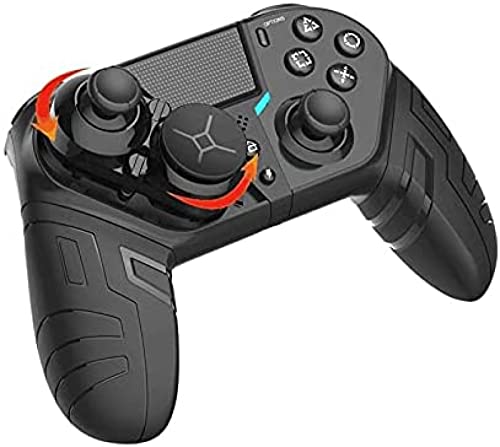 ZRY Manette PS4, Une pièce de Rechange produite, Manette de Jeu de Vibration de contrôleur sans Fil pour Console PS4 Compatible PS4/Slim/Pro Cover