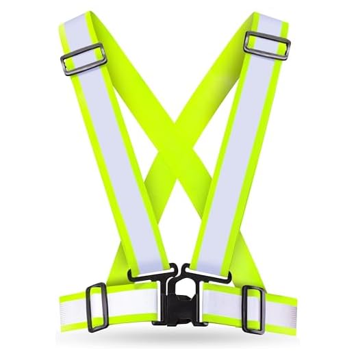 AVANA Reflektorweste Reflektierende Sicherheitsweste Einstellbar Warnweste Leicht Hohe Sichtbarkeit Joggen Fahrrad Laufen Motorrad für Erwachsene & Jugendliche