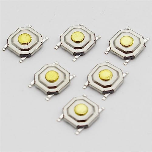 Interrupteur tactile 4x4x1.5mm pour remplacer un bouton défectueux de circuit SMD - 100 pièces