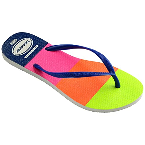 Chinelo Slim Neon Glow, Havaianas, Feminino, Branco, 35/36