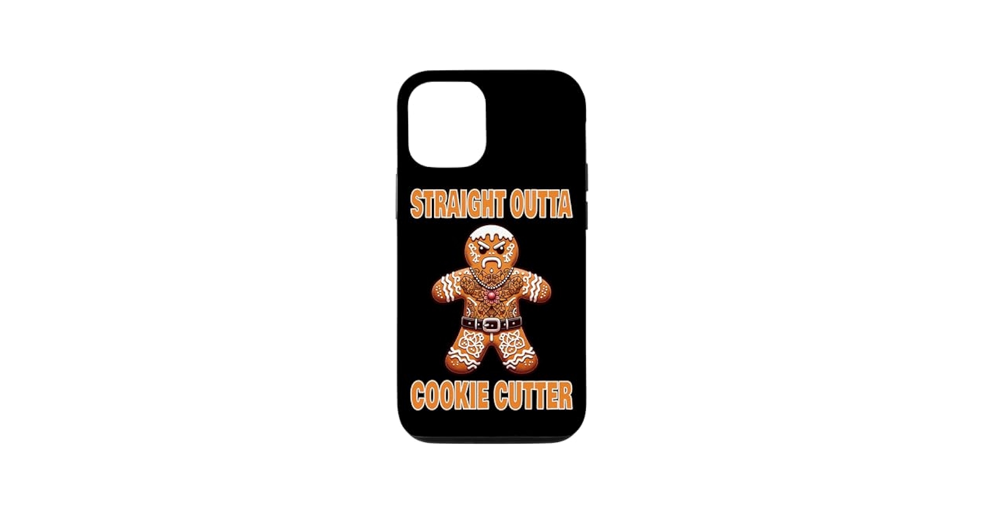 Amazon.com: iPhone 13 Bad Gingerbread Man Gangster Straight