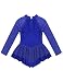 inlzdz Maillot de Patinaje Artística sobre Hielo para Niña Brillantes Vestido de...
