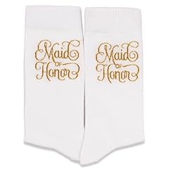 Maid of Honor Socks – Gold