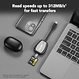 Lexar Professional USB 3.2 Type-C Dual-Slot Reader, Supports SD and microSD UHS-II Cards, Up To 312MB/s Read (LRW470U-RNHNU) - Image 2