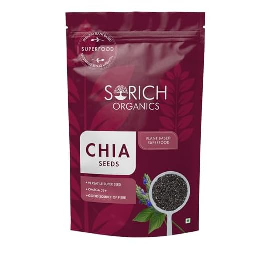 Sorich Organics Chia Seeds - Protein and Fibre Rich Superfood - 400g