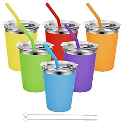 Multi-colored with Silicone Straw