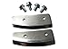 THUNDERBAY 8 Inch Replacement Ice Auger Flat Blades for Eskimo/Strikemaster HT Nordic Legend