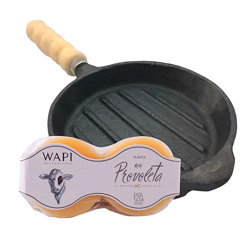 THEARG | Cast Iron Skillets + 2 Provoleta Cheese | Camping Essentials - Home Kitchen Utensils Set Cast Iron Pan Cooking Pan, 120gr
