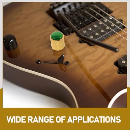 Boutons de volume en métal antidérapants pour guitare électrique
