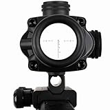 CTOPTIC 4x32 Rifle Scopes Red Illuminated Glass Etched Reticle Real Fiber Optical Sights Scope Black