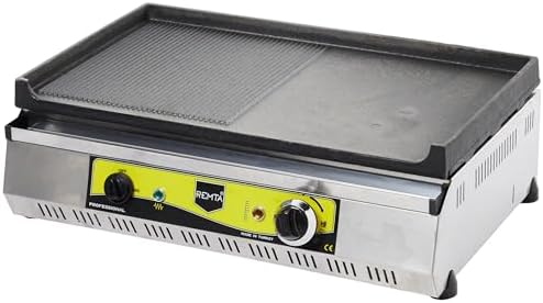Remta R89 70 cm Döküm Izgara Elektrikli, Gümüş Rengi, 2800 W, Paslanmaz Çelik — Amazon ürün görseli