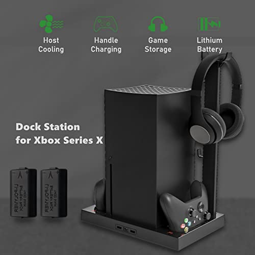 image for Acogedor Vertical Cooling Stand for Xbox Series X Console and Controll