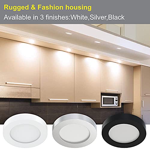 Vst Under Cabinet Lighting Plug In With Wired Touch Dimmer Switch,Recessed Or Surface Mount,Natural White 4000K 12V 2W/Pc, 6 Pack, Etl Listed… #TOP1