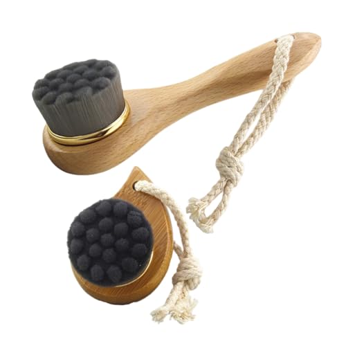 Brosse Nettoyante Visage Manuelle DOITOOL contre les Pores Obstrués et la Peau Terne