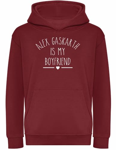 Sweat à capuche Alex Gaskarth Is My Boyfriend unisexe en coton noir coupe oversize confortable