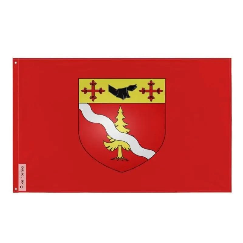 Drapeau Amqui Pixelforma en polyester haute résistance avec 4 œillets