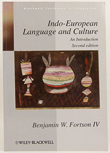 Preisvergleich Produktbild Indo-European Language and Culture