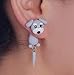 New Handmade Dog Cute Animal Earring Stud Earrings for Women (Dog)