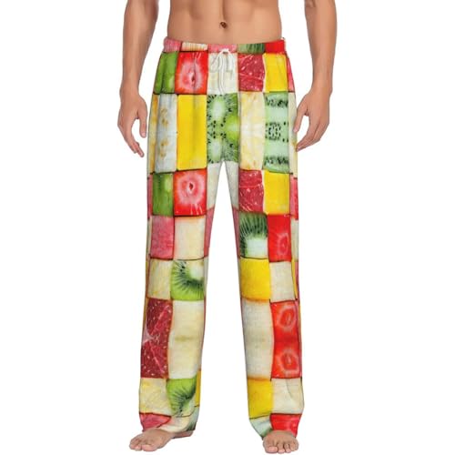 Pantalon de pyjama en flanelle homme contre le froid nocturne avec poches