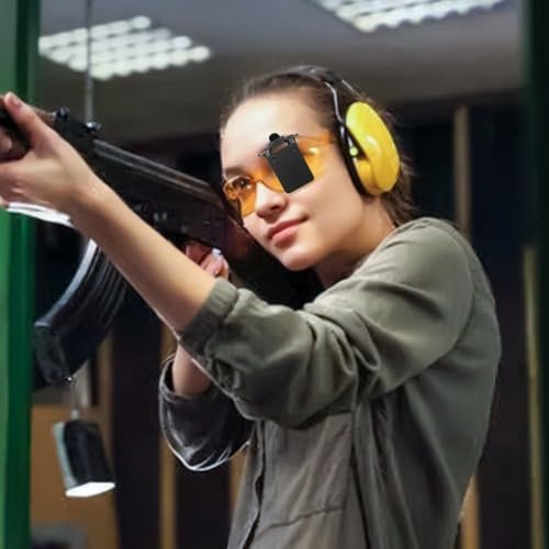 2 Stück Internationaler Standard-Schießbrillen-Aufnäher, Aufnäher für Bogenschießen, Aufnäher für Schießbrillen, Schießbrille Sportschützen für Brillenmask, Aufnäher für Bogenschießbrillen, Zielhilfe