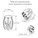 SOITIS Small Urn for Ashes 1.57 Inches Small Keepsake Urn for Human Ashes Butterfly Mini Urn Stainless Steel Ash Holder Small Ash Urn for Women, Silver Keepsake
