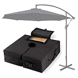 Material Duradero: Bolsa arena contrapeso con tejido de tela Oxford 900D de alta calidad con recubrimiento de PVC impermeable. Muy resistente y duradero. Aguanta bien al aire libre y es fácil de limpiar.