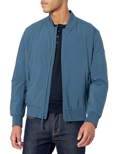 Image of DKNY Men's Clean Zip Front Bomber Jacket