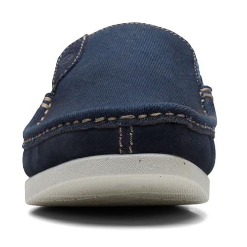 Clarks Collection Men's ShacreLiteStep Loafer, Navy Combi, 13 M US