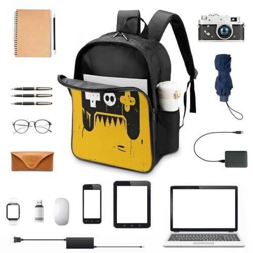 Mochila para niños resistente 3D con diseño ergonómico de gamepad flexible 4