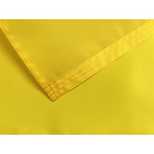 FRF FLAG Solid Yellow Flag 3x5 Ft, 210D Nylon Yellow Flags, DIY Flag, Outdoor Heavy Duty Double Side, Bright Colors with 2 Brass Grommets by FRF FLAG - Image 4