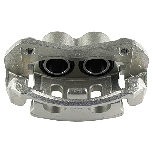 Image of TRQ Front and Rear Brake Caliper Set Zinc Coated Brackets Compatible with 2012-2015 Chevrolet Captiva Sport 2007-2009 Equinox 2007-2009 Pontiac Torrent 2008-2010 Saturn Vue