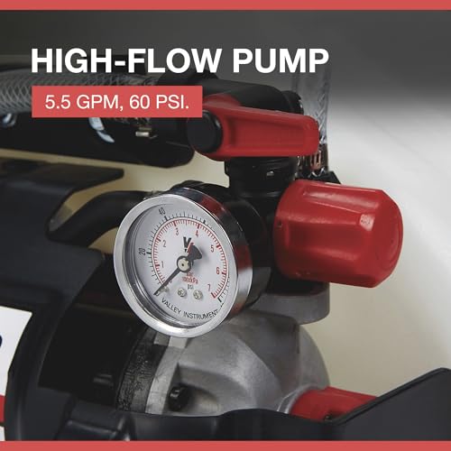 NorthStar High Flow ATV Broadcast and Spot Sprayer with Deluxe 7-Nozzle Boom- 26-Gallon Capacity, 5.5 GPM, 12 Volts