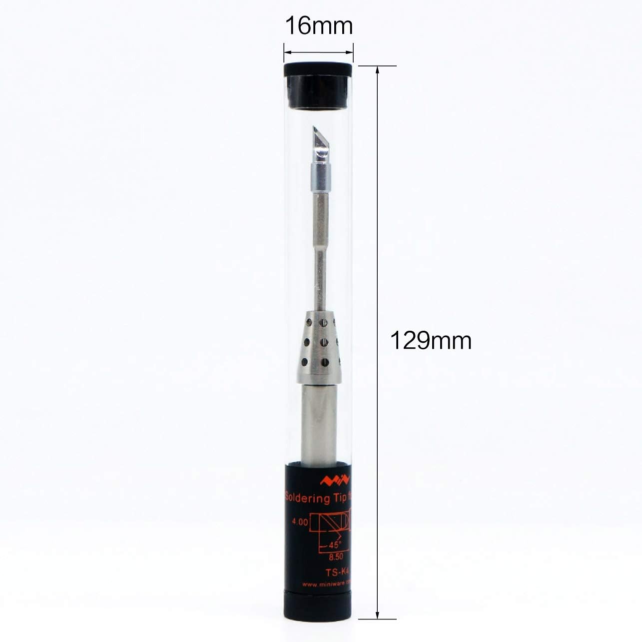 Charmgle Punte di saldatura TS80 in acciaio inox K4 matita saldatore punta di ricambio per TS80/TS80P