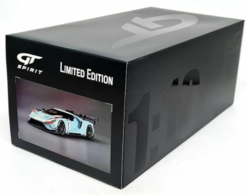 Miniatura 9 de GT Spirit Ford GT MK II #1 Heritage Edition 2021, azul y naranja GT867 - Coche de resina a escala 1/18
