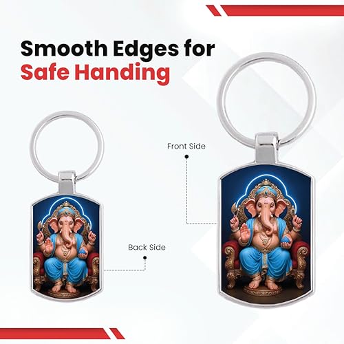 Image of Premium Printed Metal Keychain for Men & Women | High-Definition Artwork Print | Durable Key Ring for Car, Bike, Home & Office Keys | Stylish Decorative Key Holder Gift