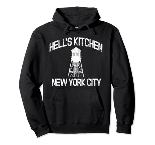 Hell's Kitchen New York City NYC New Yorker Water Tower Pullover Hoodie