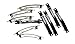 Produktbild ERRO Spangen 8cm, 10er Set, Haarspangen, Haarclips als praktische Geschenkidee zum Basteln, Patentspange, Metallspange, Metallclip, Haarclip