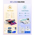 9 Inch Portable Laminator Machine with Anti-Jam Tech, All-in-One A4 Thermal Laminator w/Trimmer & Corner Rounder for Home, Office, School, Business, 40 Sheets Included（White） - Image 4
