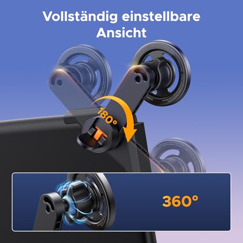 UGREEN MagSafe Autohalterung für Tesla Model 3 / Y, Speziell für Tesla Entwickelte Handyhalterung Auto, 360°Drehbare Auto Handyhalterung für iPhone 17 16 15 14 13 12 & Magsafe Hülle 3