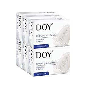 Doy Hydrating Milk Cream Soap, 125 g (Pack of 6)