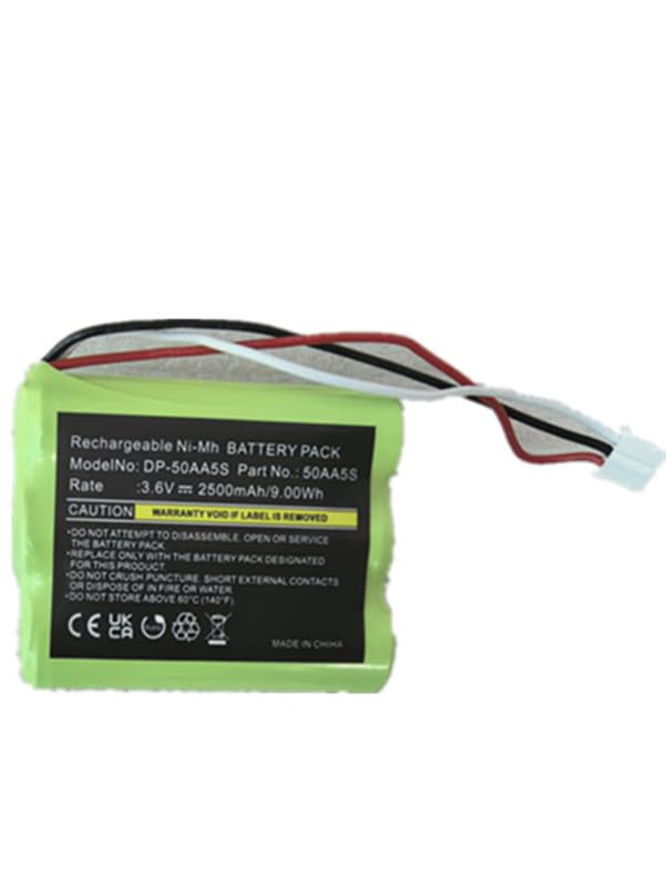 Batería recargable compatible con altavoces portátiles DP-50AA5S NI-MH