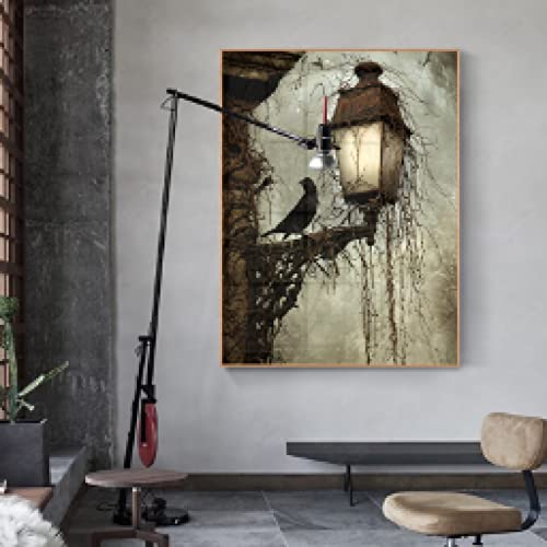 Images decoratives goth dark art corbeau pour transformer un salon terne