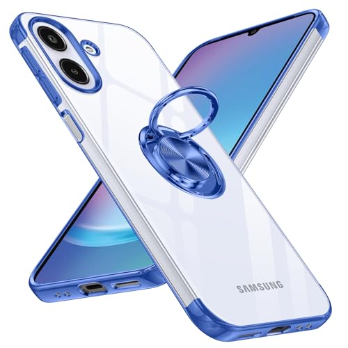 WYEPXOL Galaxy A25 5G �p�P�[�X �����O�t�� SC-53F SCG33 �N���A �P�[�X �ϏՌ� �����Ռ��z�� tpu �V���R�� �y�� ���^ ���b�L���H �X�g���b�v�z�[���t�� �M�����N�V�[ a25 5g �p�J�o�[ �X�^���h�@�\ �ԍڃz���_