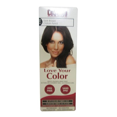 Color de cabello marrón oscuro 3 oz miniatura 1
